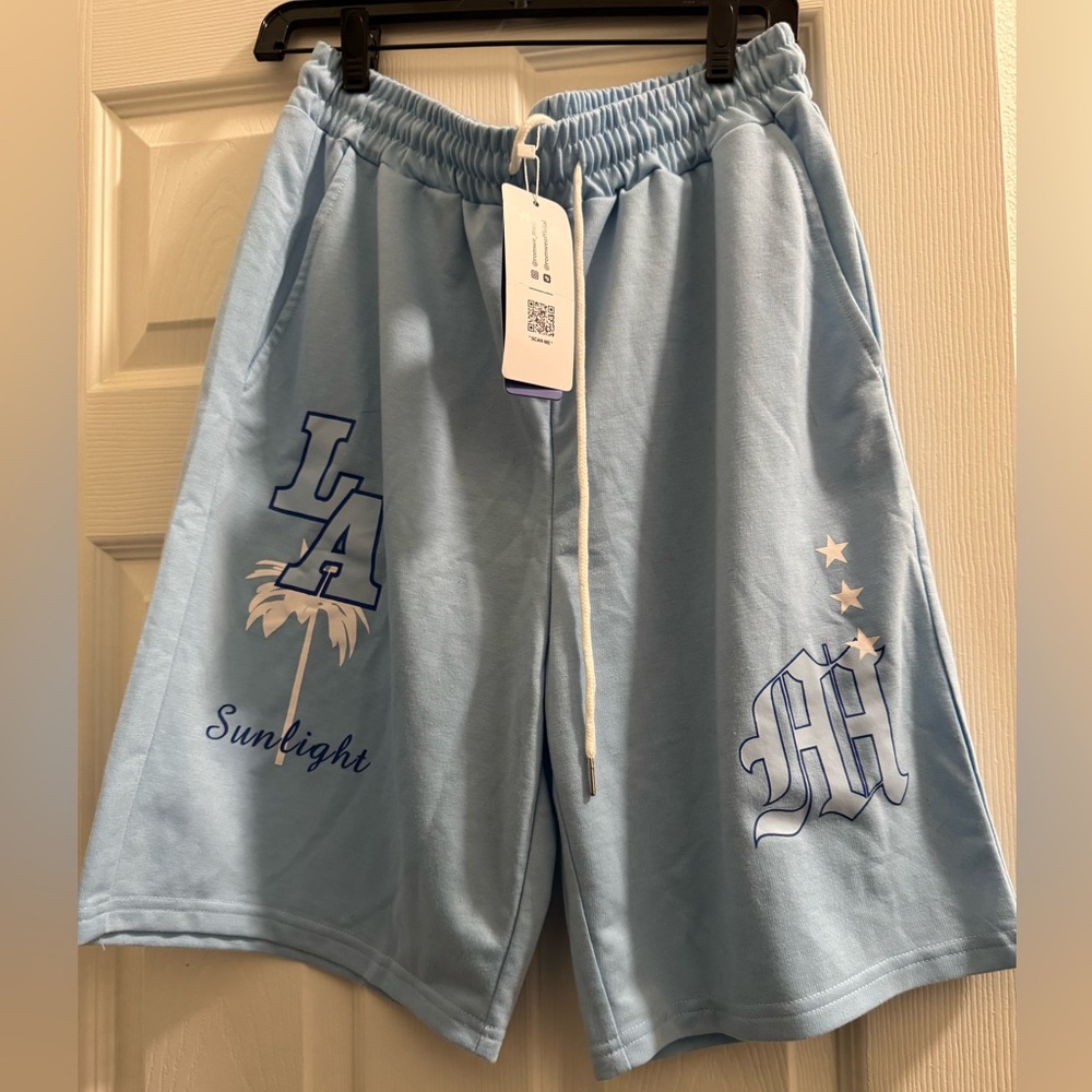 Baby Blue LA Shorts - Men’s Medium - NWT